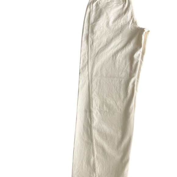 Madewell Tapered Denim Trousers in Vintage Ivory size 33 NWT NS363 - Picture 8 of 9